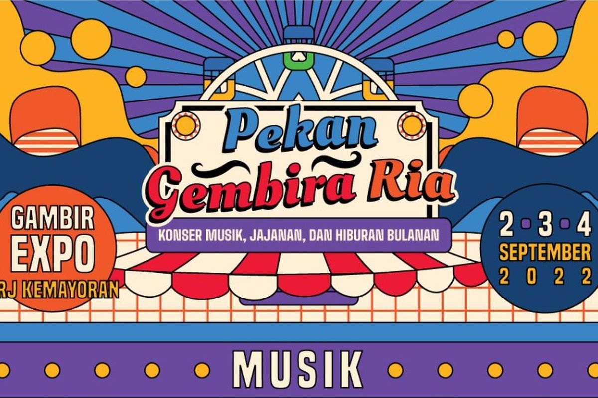 Line-up dan jadwal Festival Pekan Gembira Ria  