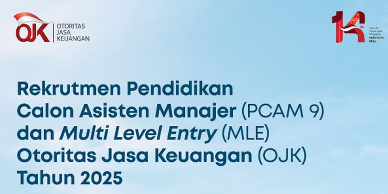 OJK Buka Rekrutmen PCAM 9 dan MLE 2025, Klik ojk-pcam9mle.shl.co.id. Rekrutmen OJK 2025.