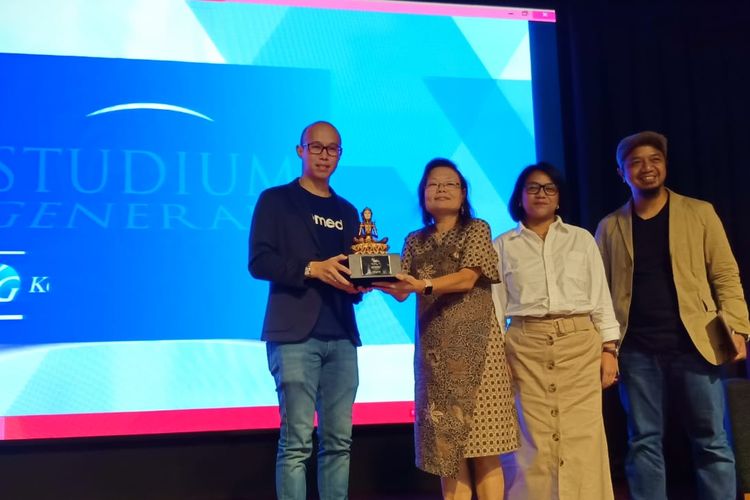 Binus University menggelar Kuliah Umum atau Studium Generale menghadirkan pembicara Andy Budiman, CEO KG Media di Bina Nusantara (Binus) University, Jakarta (3/10/2019) mengangkat tema Purpose Driven Transformation.