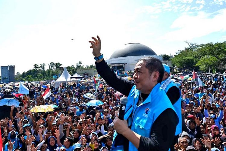 Ketua Umum (Ketum) Partai Gelora Anis Matta saat melakukan konsolidasi di Balikpapan, Kalimantan Timur beberapa waktu lalu.
