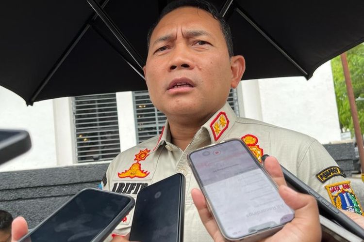 Kasatpol PP DKI Jakarta Arifin saat ditemui wartawan di Kota Tua, Jakarta Barat, Senin (27/11/2023).