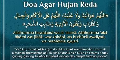 Doa agar Hujan Berhenti: Arab, Latin, Arti, dan Adab Saat Hujan