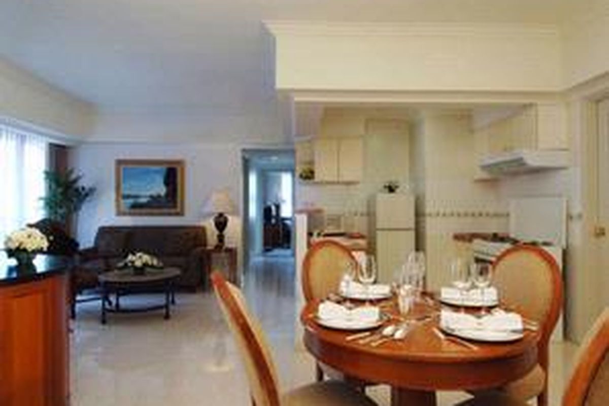 Suasana kamar di Aryaduta Semanggi Jakarta