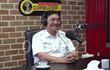 Menteri Koordinator Bidang Maritim dan Investasi (Menko Marves), Luhut Binsar Panjaitan saat menjadi bintang tamu di podcast Deddy Corbuzier
