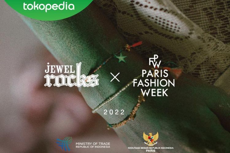 Tokopedia dan Kedutaan Besar Republik Indonesia untuk Prancis dukung Jewel Rocks dalam ajang Paris Fashion Week. 