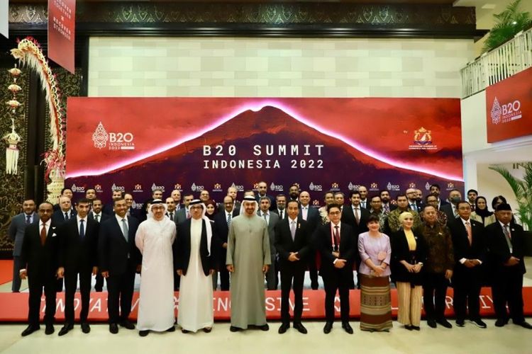 Pengumuman kerja sama PT Pertamina (Persero) dengan dua perusahaan asal UEA pada acara B20 Summit Indonesia 2022. 
