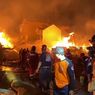 Jelang Tengah Malam, Kebakaran di Gudang Rongsok Pasar Kliwon Solo Belum Padam