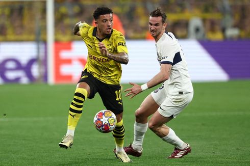 Jadon Sancho Jadi Bintang Dortmund: 12 Dribel Tuntas, Setara Messi