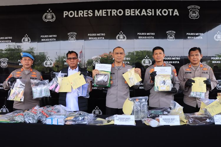26 Pengedar Obat Keras di Bekasi Ditangkap Polisi, 35.117 Butir Tramadol-Hexymer Disita