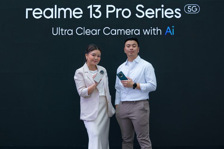 Peluncuran Realme 13 Pro 5G Series di Jakarta, Kamis (19/9/2024).