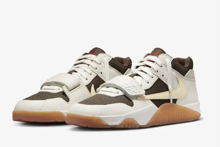 Travis Scott x Jordan Jumpman Dirilis, Ada Logo 