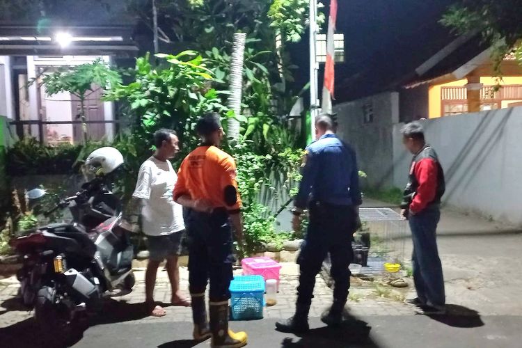 Warga melaporkan dugaan kucing rabies ke petugas Damkar Kota Semarang, Sabtu (29/7/2023).