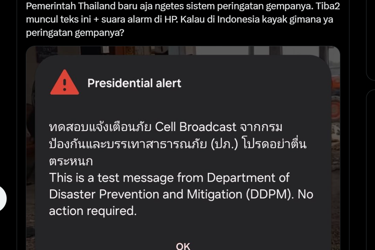 Bisakah Indonesia Punya Sistem Peringatan Gempa via Notifikasi HP? Ini Kata BMKG