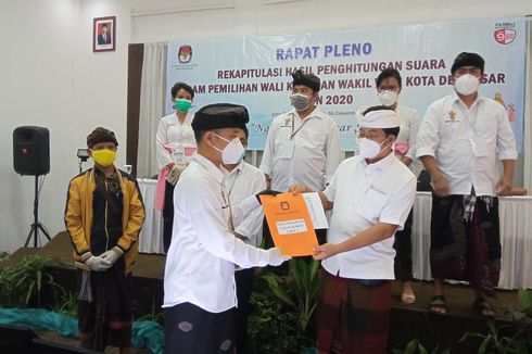 Rekapitulasi KPU Denpasar Rampung, Pasangan Jaya-Wibawa Raup 81 Persen Suara 