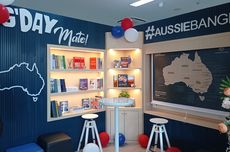 Melihat Lebih Dekat #AussieBanget Corner di Perpustakaan UNS