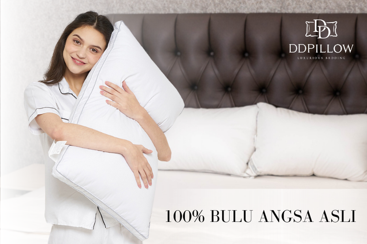Tidur seperti di atas awan dengan bantal bulu angsa DD Pillow