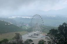 Indahnya Kebun Teh dari Ketinggian 1.400 Meter dari Wahan Nimo Eye di Nimo Highland Pangalengan