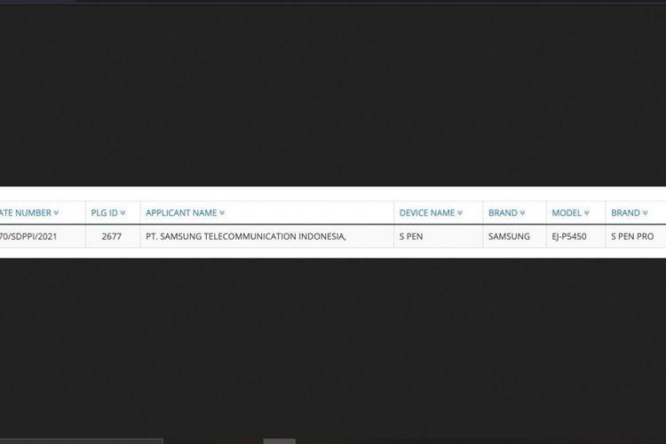 Aksesori pena digital Samsung S Pen Pro lolos sertifikasi Postel di Indonesia. 