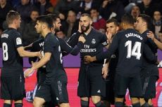 Real Valladolid Vs Real Madrid, Kartu Merah Warnai Kemenangan El Real