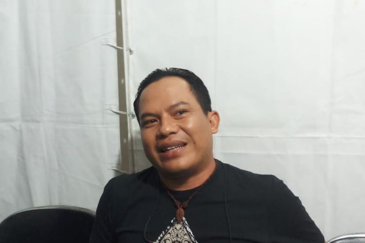 Vokalis band Wali, Faank, saat ditemui di Bundaran HI, Thamrin, Jakarta Pusat, Selasa malam (31/12/2019).