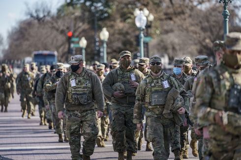 7.000 Garda Nasional Akan Bertahan di Washington DC hingga Maret