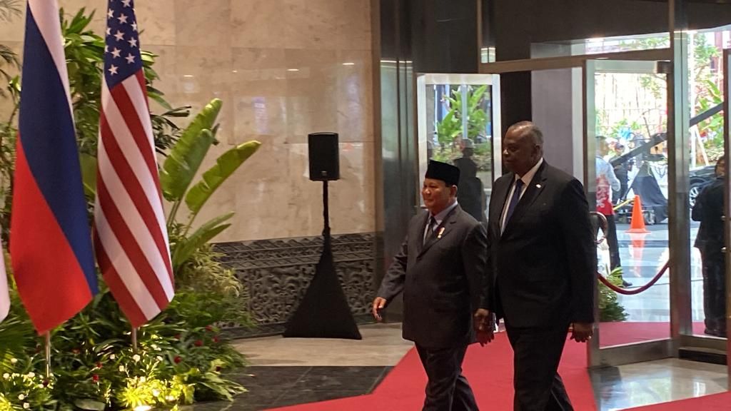 Pertemuan Menhan Se-ASEAN dengan Menhan AS, Prabowo Dorong Terciptanya Perdamaian di Indo-Pasifik