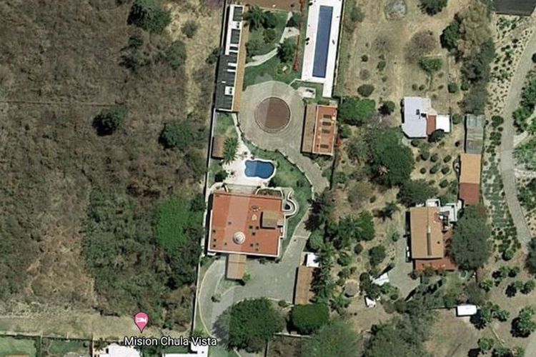 Foto tangkapan layar Google Maps yang diklaim lokasi gembong narkoba. [SS Google Maps/Reddit Via The Star]