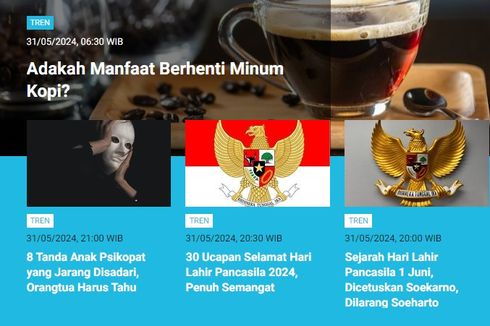 [POPULER TREN] Apa Manfaat Kesehatan Setop Minum Kopi? | Budisatrio Bantah Maju Pilkada Jakarta 2024
