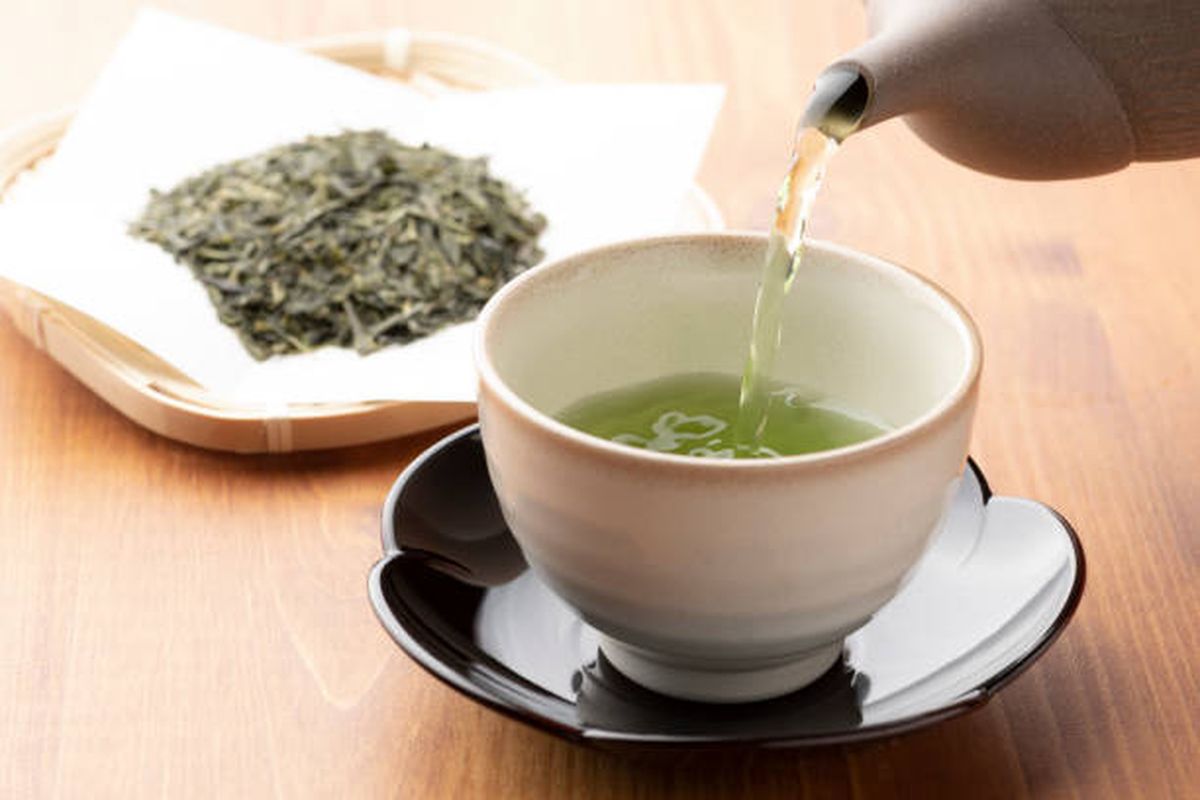 Ilustrasi teh hijau, manfaat teh hijau untuk kesehatan