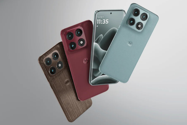 Motorola Edge 70 Pro+ dibekali layar AMOLED 6,8 inci dengan resolusi 1.272 x 2.772 piksel, refresh rate hingga 144 Hz, dukungan HDR10+, serta tingkat kecerahan puncak mencapai 5.200 nit.