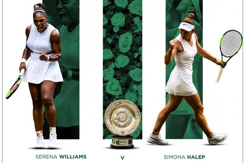 Final Wimbledon 2019, Rekor Pertemuan Serena Williams Vs Simona Halep