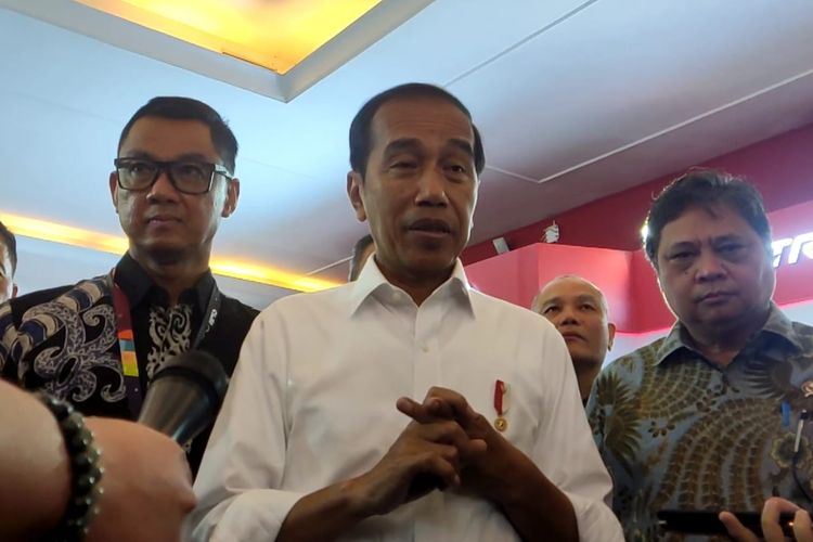 Presiden Jokowi di IIMS 2023