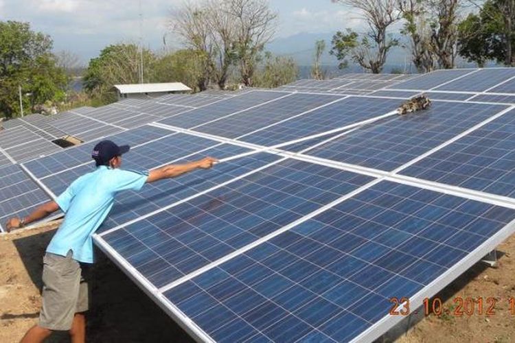 Pembangkit Listrik Tenaga Surya di Gili Trawangan