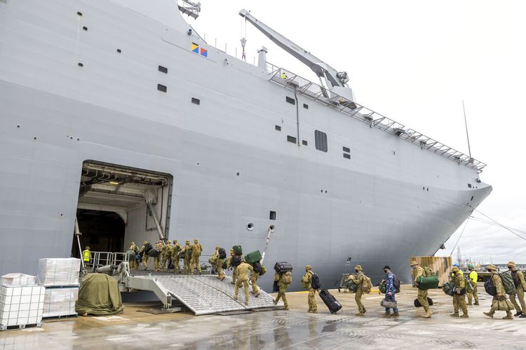 23 Orang di Kapal Militer Australia Pembawa Bantuan ke Tonga Terdeteksi Positif Covid-19