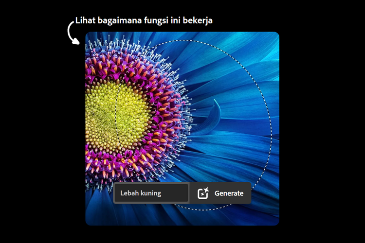 Mulai September ini, pengguna bisa memberikan perintah pakai bahasa Indonesia saat menggunakan fitur Generative Fill di aplikasi Photoshop (beta).