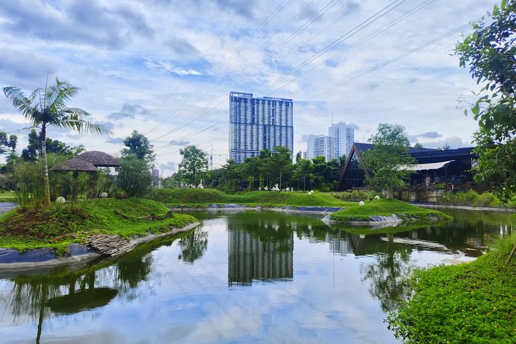 Aviary Park Indonesia, ekowisata dan kawasan pelestarian satwa baru buka di Tangerang Selatan, Senin (25/2/2025). 