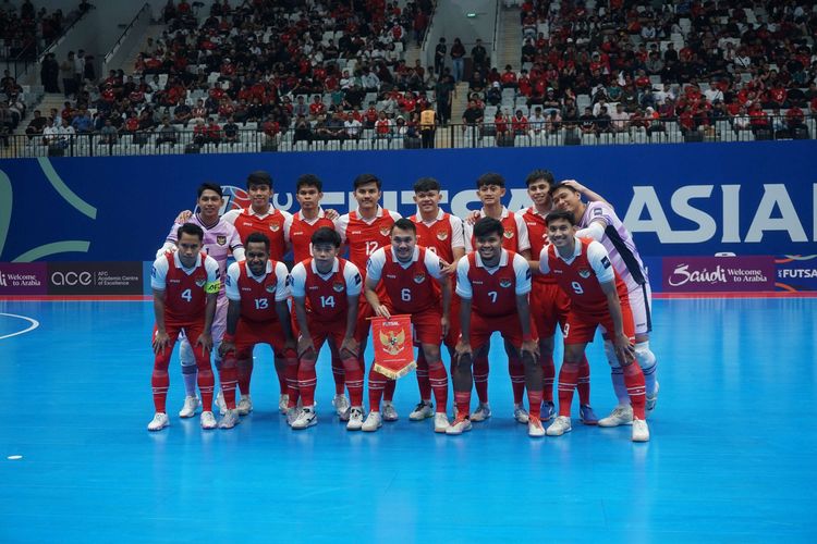 Starting timnas futsal Indonesia melawan Jepang pada ajang semifinal AFC Futsal ASIAN CUP 2026 di Indonesia Arena, Jakarta Pusat, Kamis (6/2/2026).
