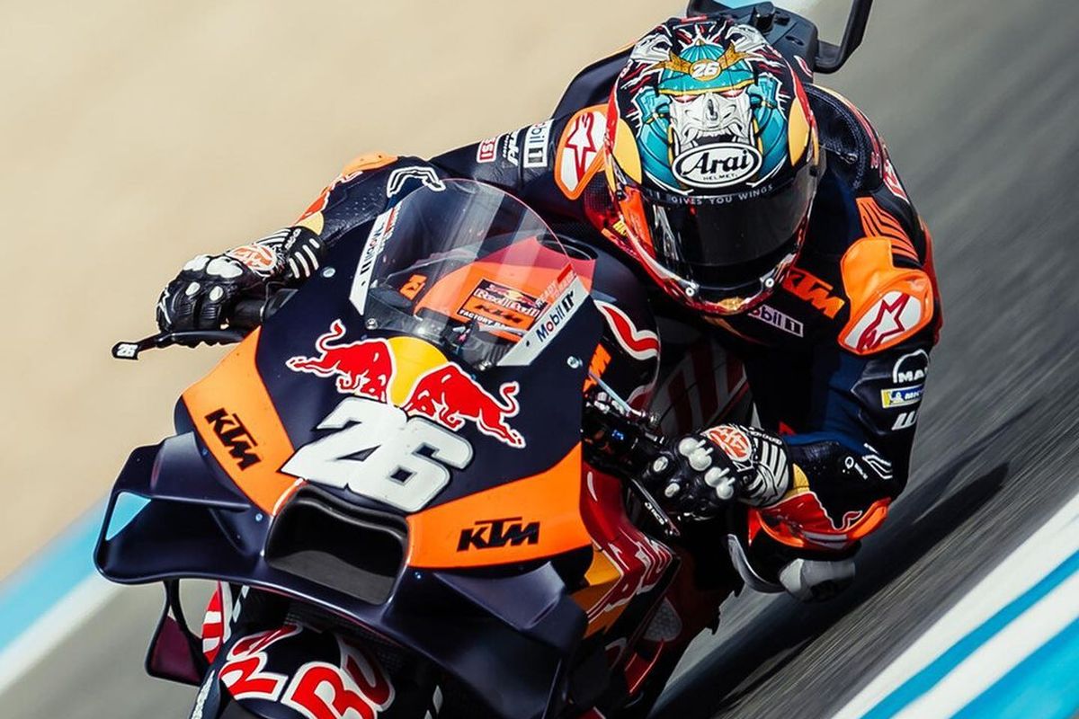 Dani Pedrosa saat berlaga pada MotoGP Spanyol 2023 di Sirkuit Jerez. Artikel ini berisi jadwal race MotoGP Spanyol 2023. Artikel ini berisi link live streaming MotoGP Spanyol 2023.