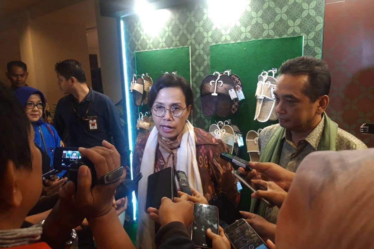 Menteri Keuangan Sri Mulyani Indrawati di Jakarta, Kamis (5/3/2020).