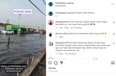 Sayung Demak Banjir Rob, Ingat Lagi Batas Mobil Lewat Genangan Air