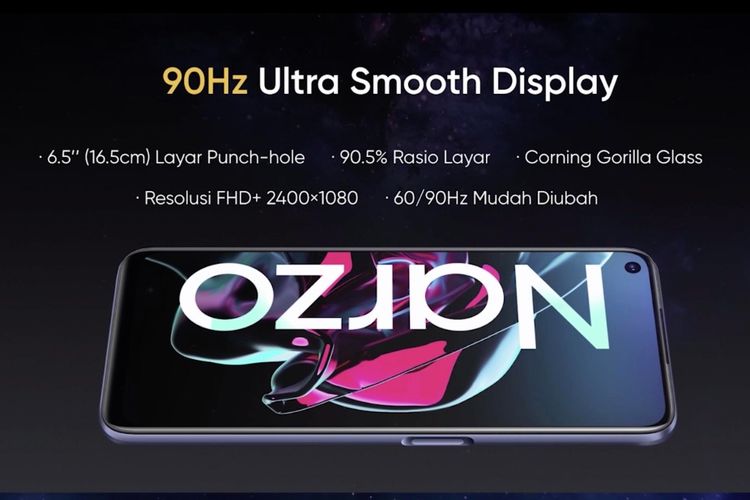 Realme Narzo dibekali dengan layar 6,5 inci dan refresh rate 90 Hz
