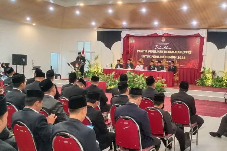 Pelantikan PPK oleh Kabupaten Sumenep, Jawa Timur, Rabu (4/1/2023). 