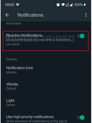 WhatsApp tengah menyiapkan fitur Reaction Notifications untuk perangkat Android.