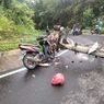 2 Tiang Listrik di Cadas Pangeran Tumbang, Timpa Pengendara Motor