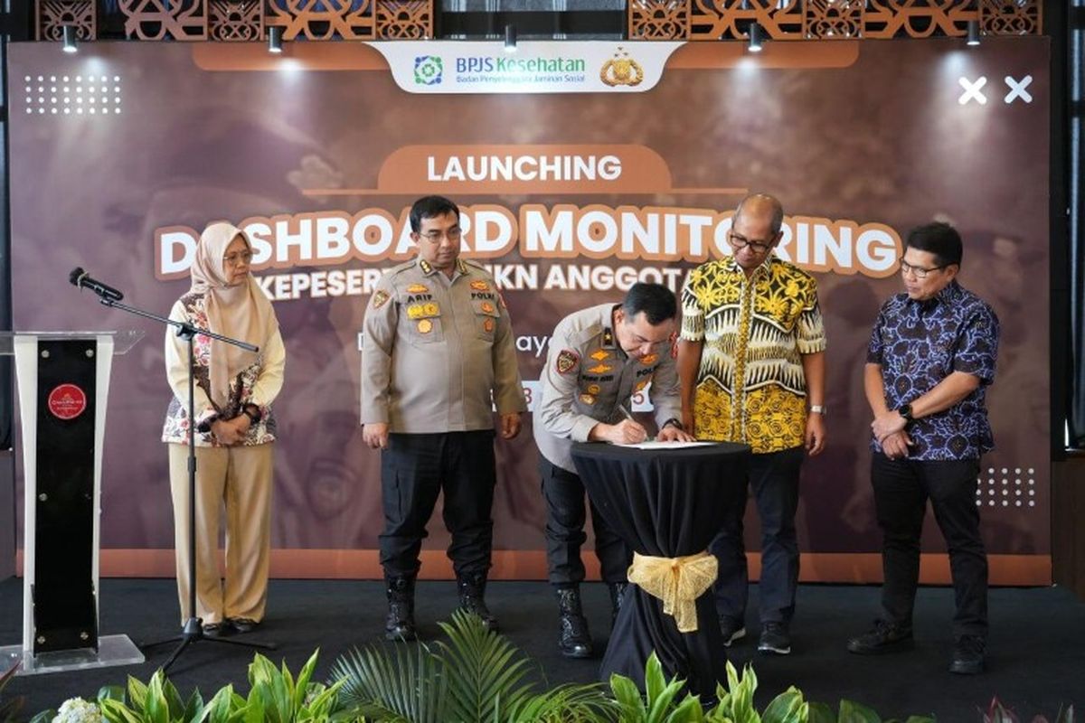 BPJS Kesehatan bersama Kepolisian Negara Republik Indonesia (Polri) resmi meluncurkan Dashboard Monitoring Kepesertaan JKN Anggota Polri. 