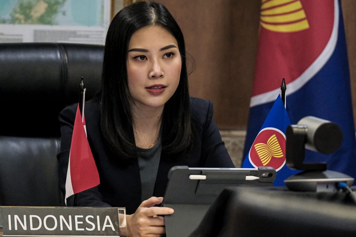 Wakil Menteri Pariwisata dan Ekonomi Kreatif Angela Tanoesoedibjo dalam salah satu kesempatan.