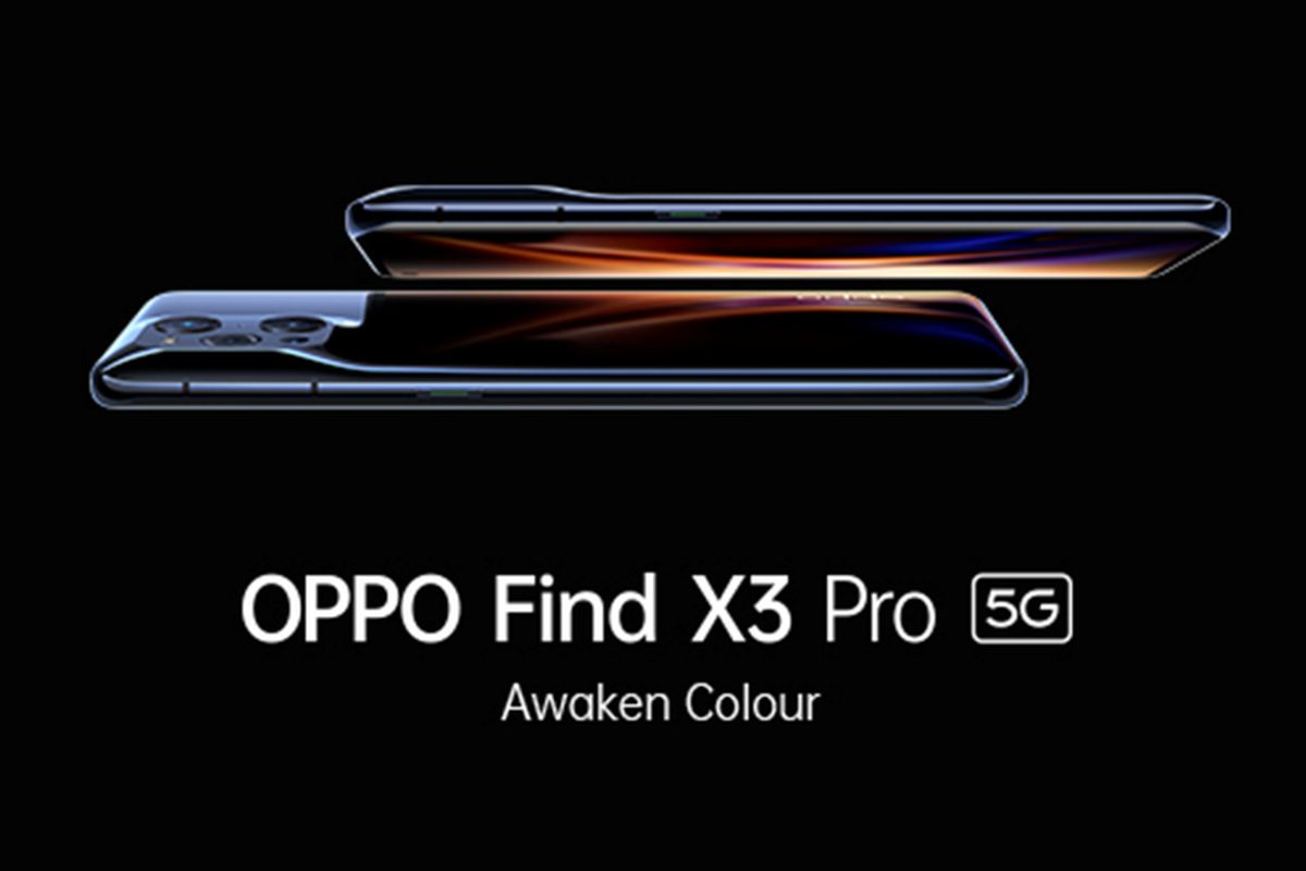 Oppo Find X3 Pro 5G #AwakenColour. 