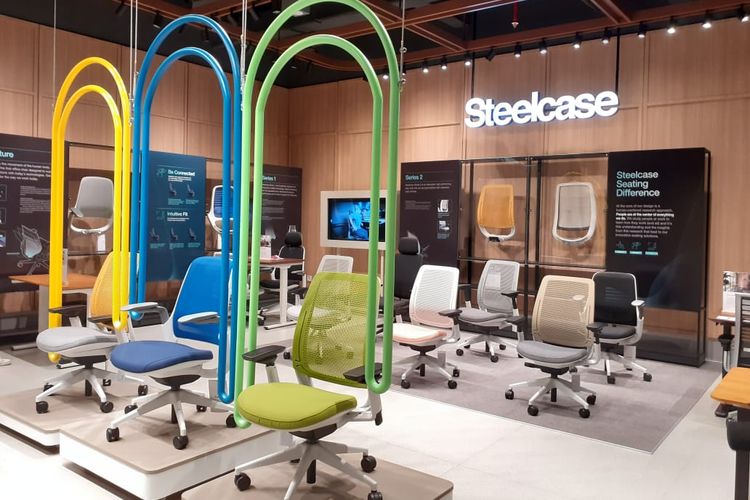 Steelcase showroom di Vivere Experience and Collaboration Space