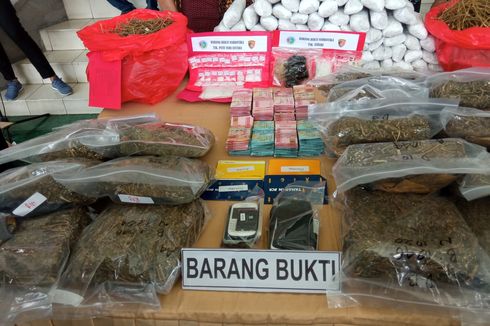 Tangkap Bandar dan Kurir Narkoba, Polisi Sita 30 Kilogram Ganja Senilai Rp 1,5 Miliar