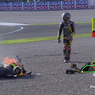 Murid Valentino Rossi Dihukum Akibat Dorong Marshal di GP Valencia